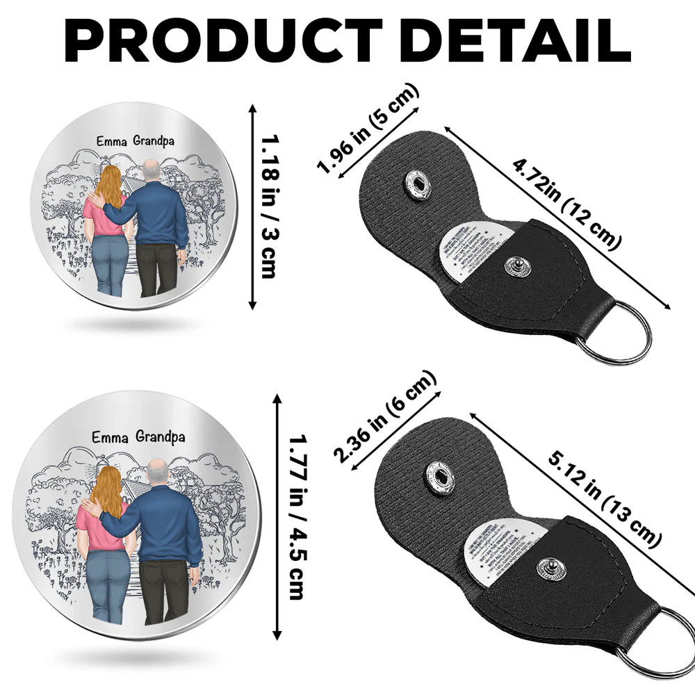 I Will Always Be Your Biggest Fan Ver Grandpa - Personalized Custom Pocket Hug - Image 5