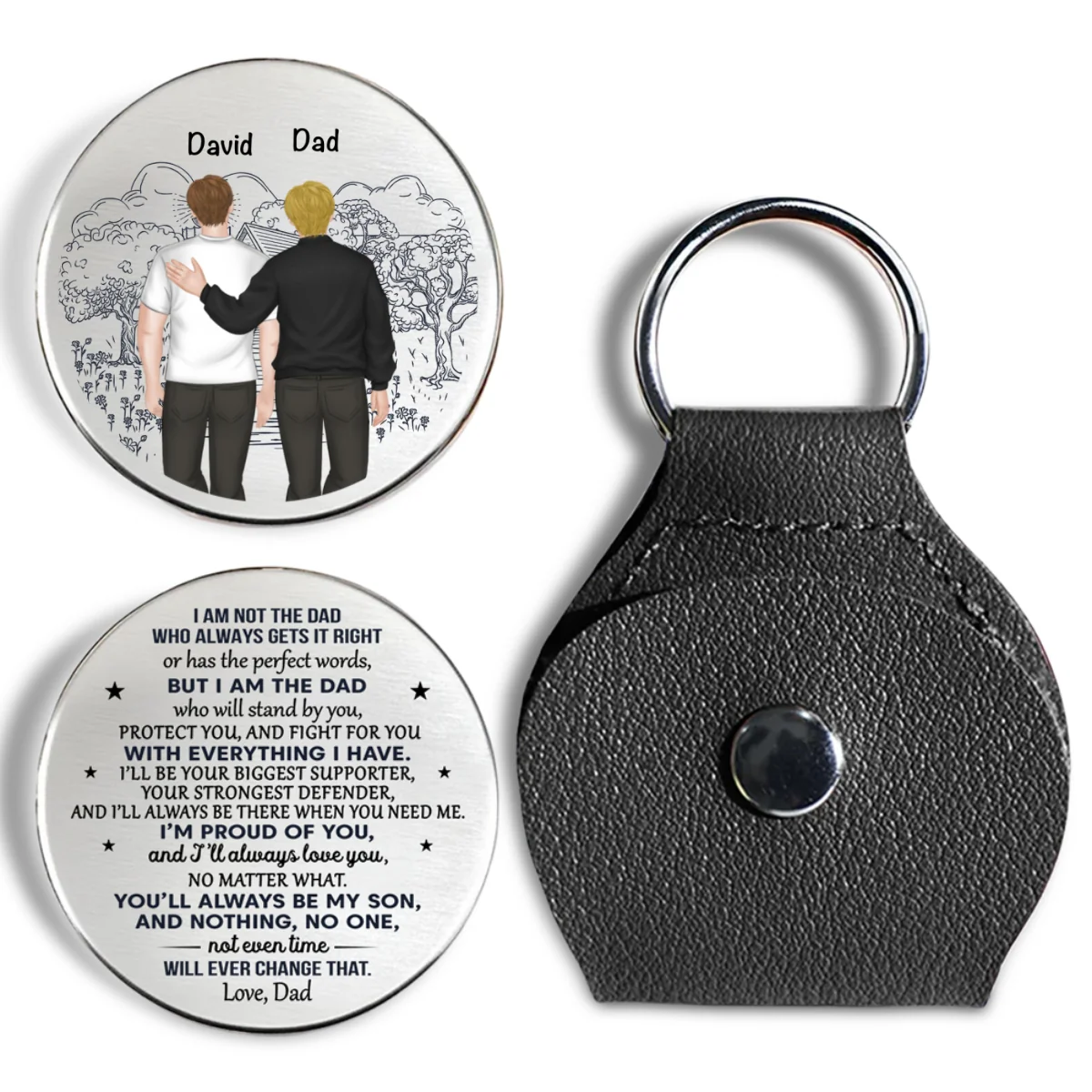 I Will Always Be Your Biggest Supporter - Personalized Custom Pocket Hug - Image 7
