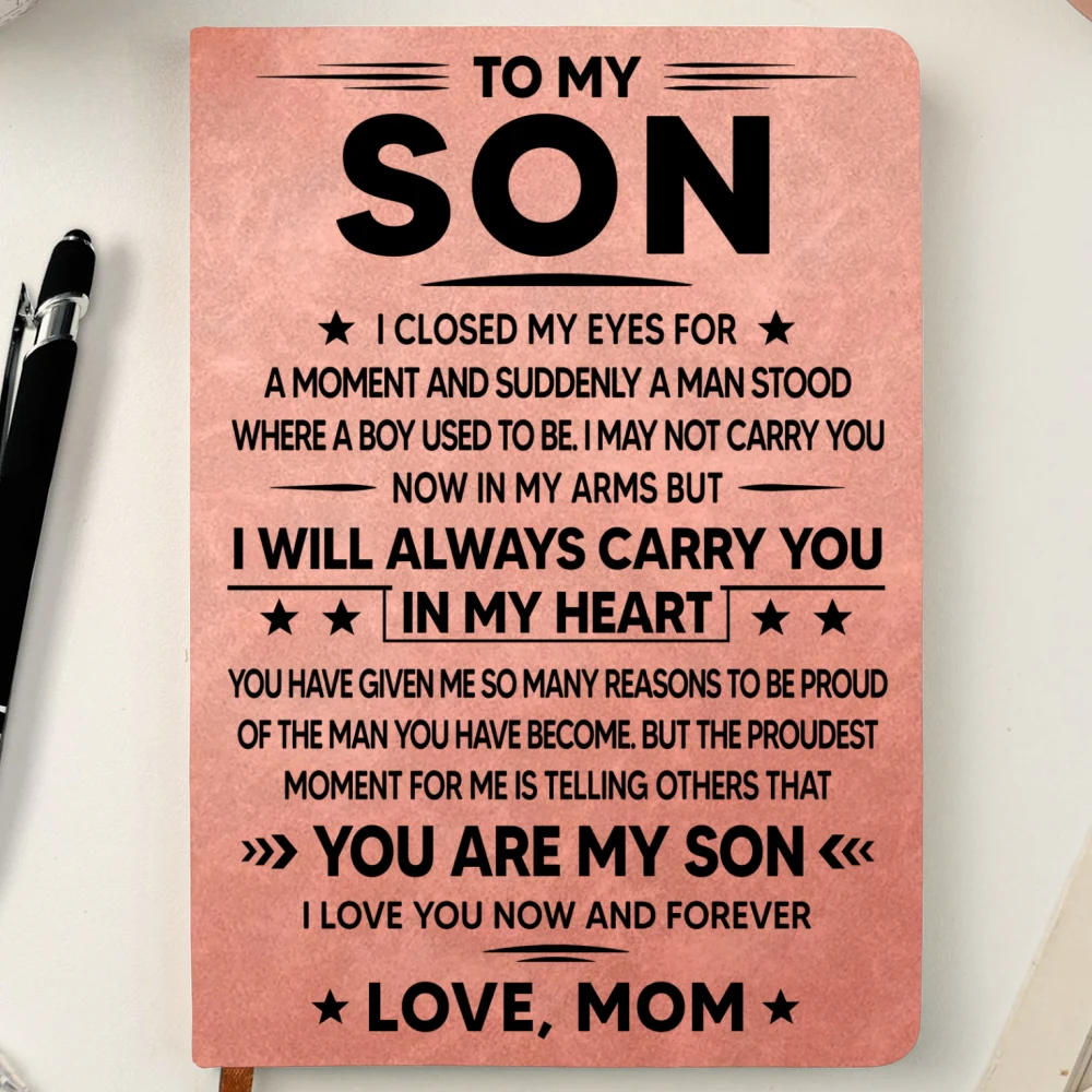 I Will Always Carry You - Personalized Custom Leather Journal - Image 9