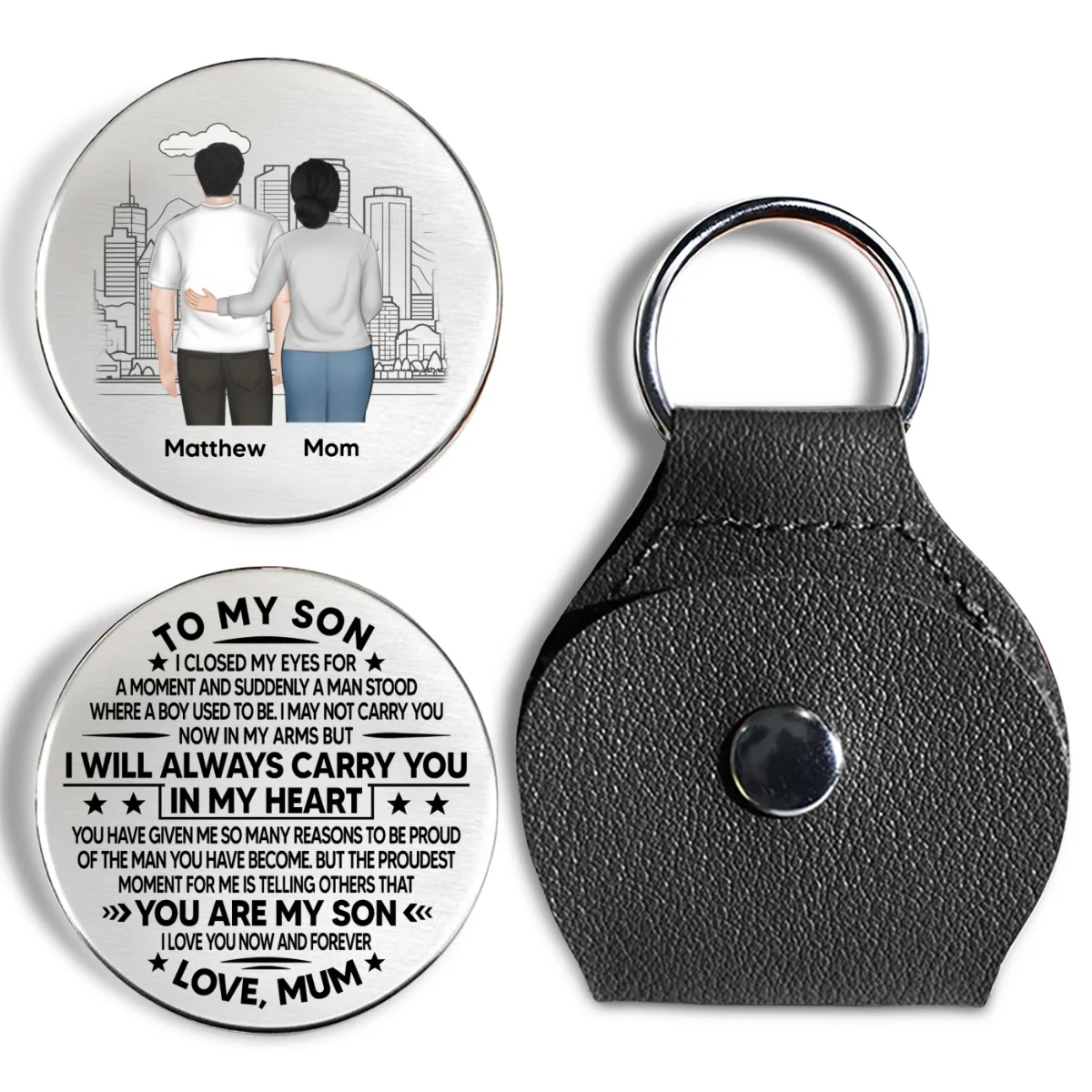 I Will Always Carry You - Personalized Custom Pocket Hug - Image 7