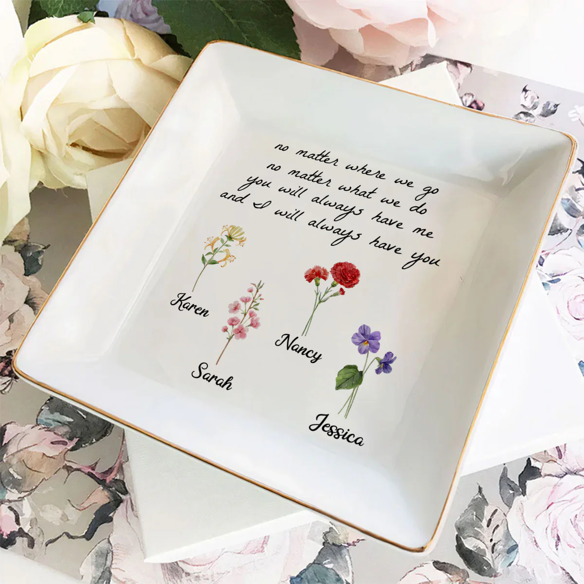 I Will Always Have You - Personalized Custom Jewelry Dish - Image 3