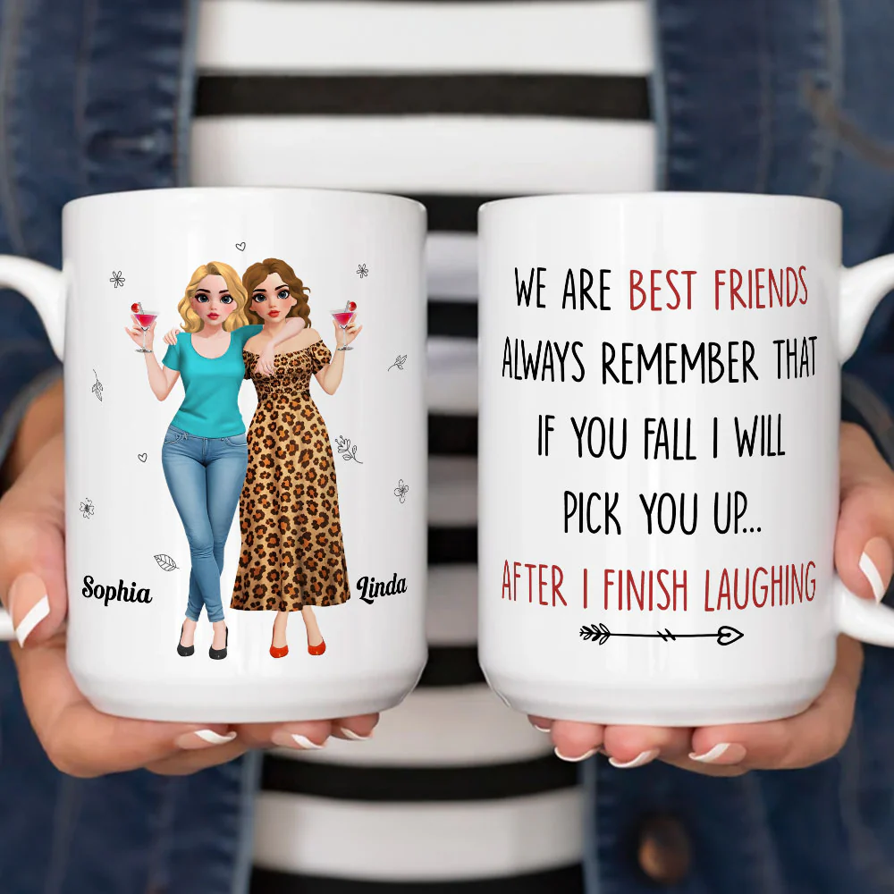 I Will Pick You After Laughing - Personalized Custom Coffee Mug - Image 5
