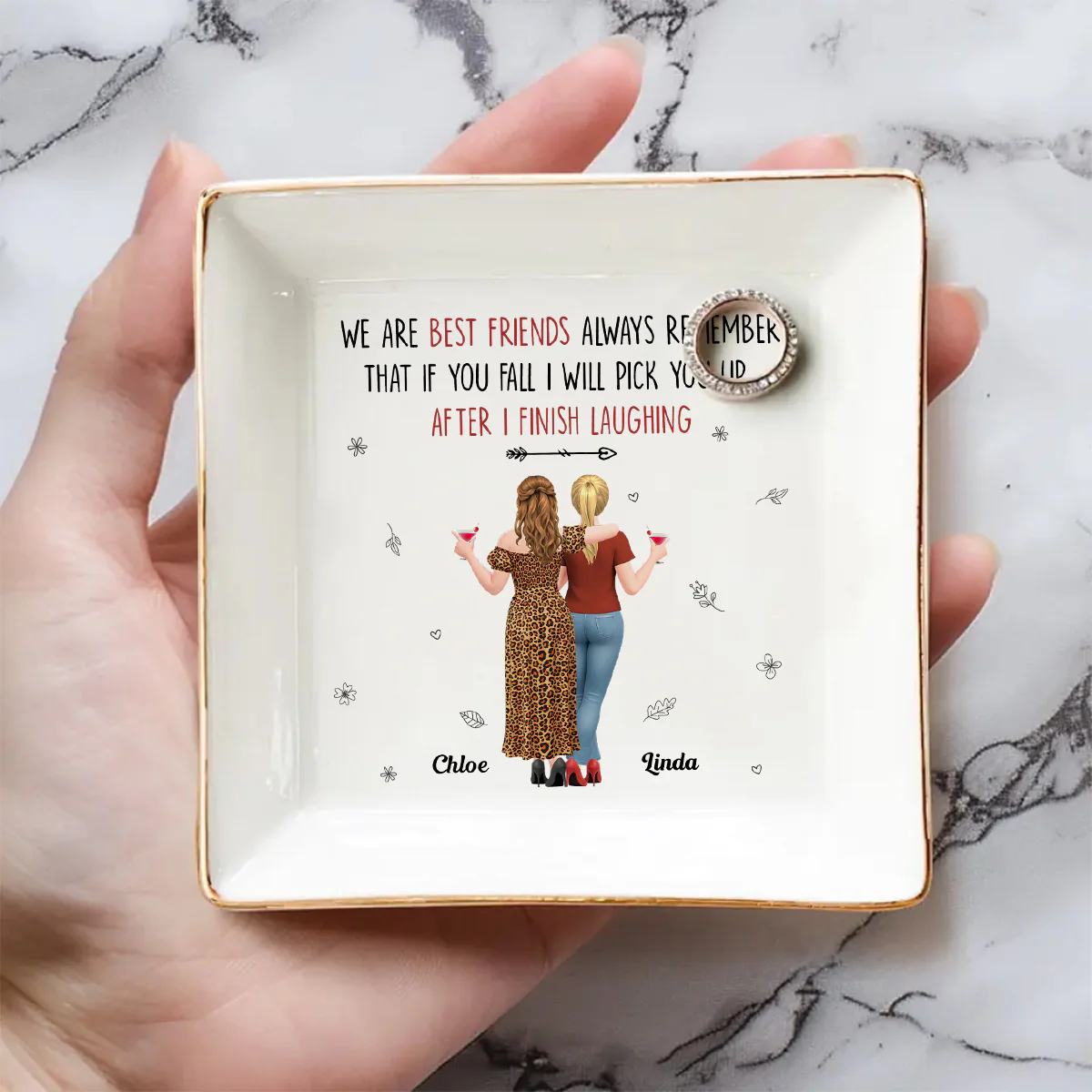 I Will Pick You After - Personalized Custom Jewelry Dish - Image 4