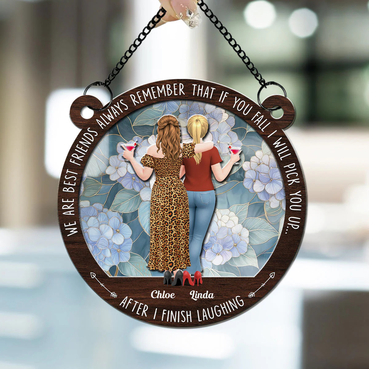 I Will Pick You After - Personalized Custom Suncatcher - Image 3