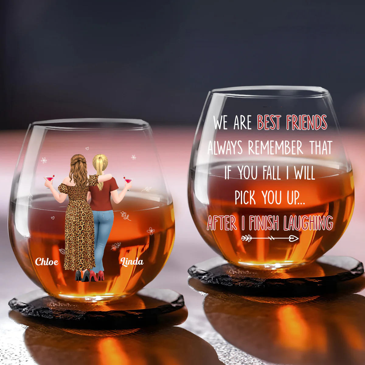 I Will Pick You After - Personalized Custom Wine Glass