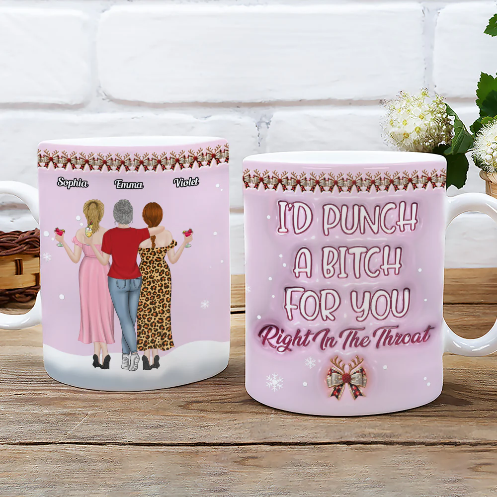 I Will Protect You - Personalized Custom 3D Inflated Effect Coffee Mug - Image 4