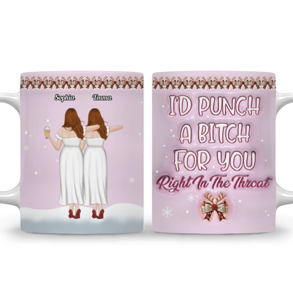 I Will Protect You - Personalized Custom 3D Inflated Effect Coffee Mug - Image 7