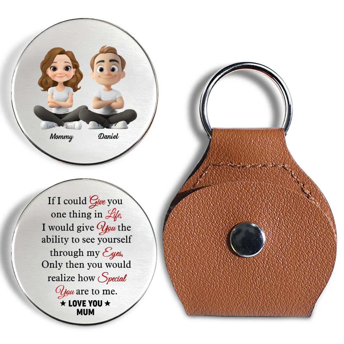 I Wish I Could Give You - Personalized Custom Pocket Hug - Image 6