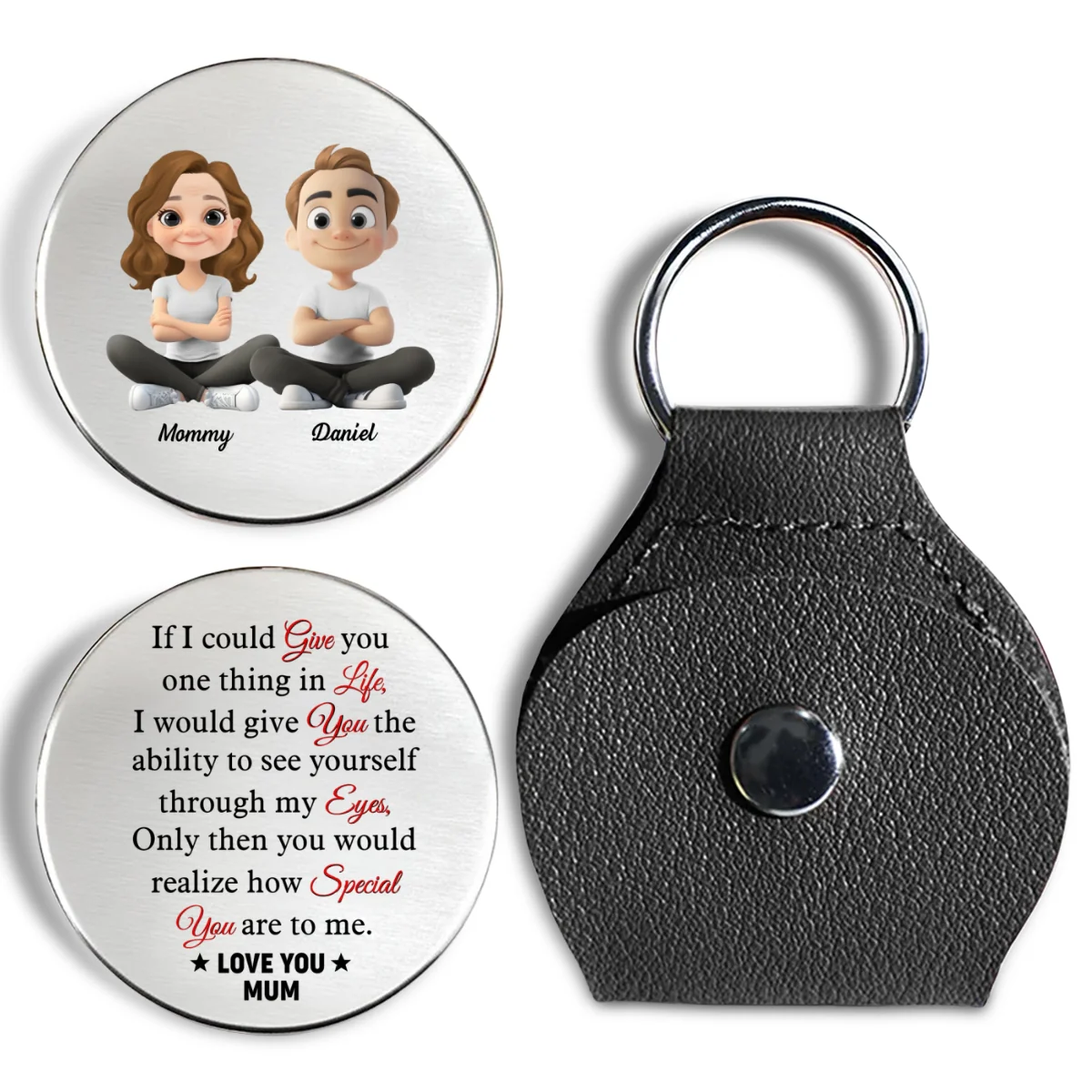 I Wish I Could Give You - Personalized Custom Pocket Hug - Image 7