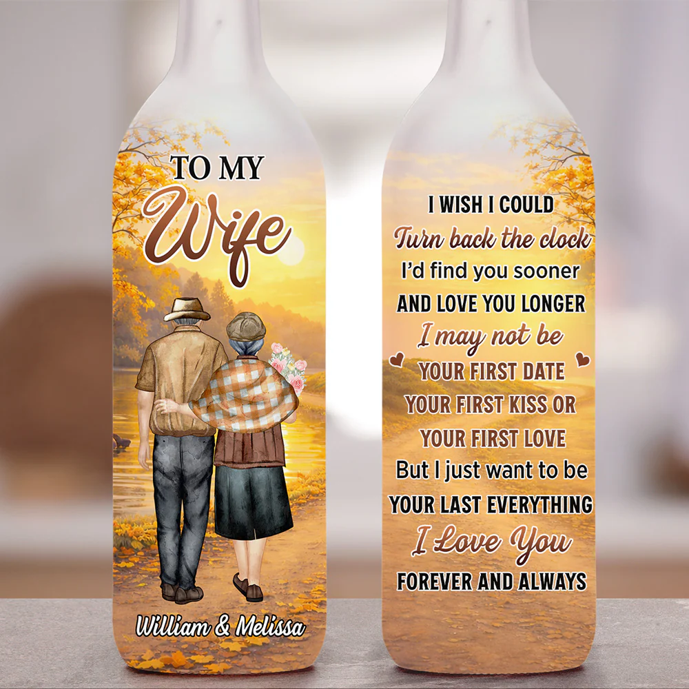 I Wish I Could - Personalized Custom Bottle Lamp - Image 5