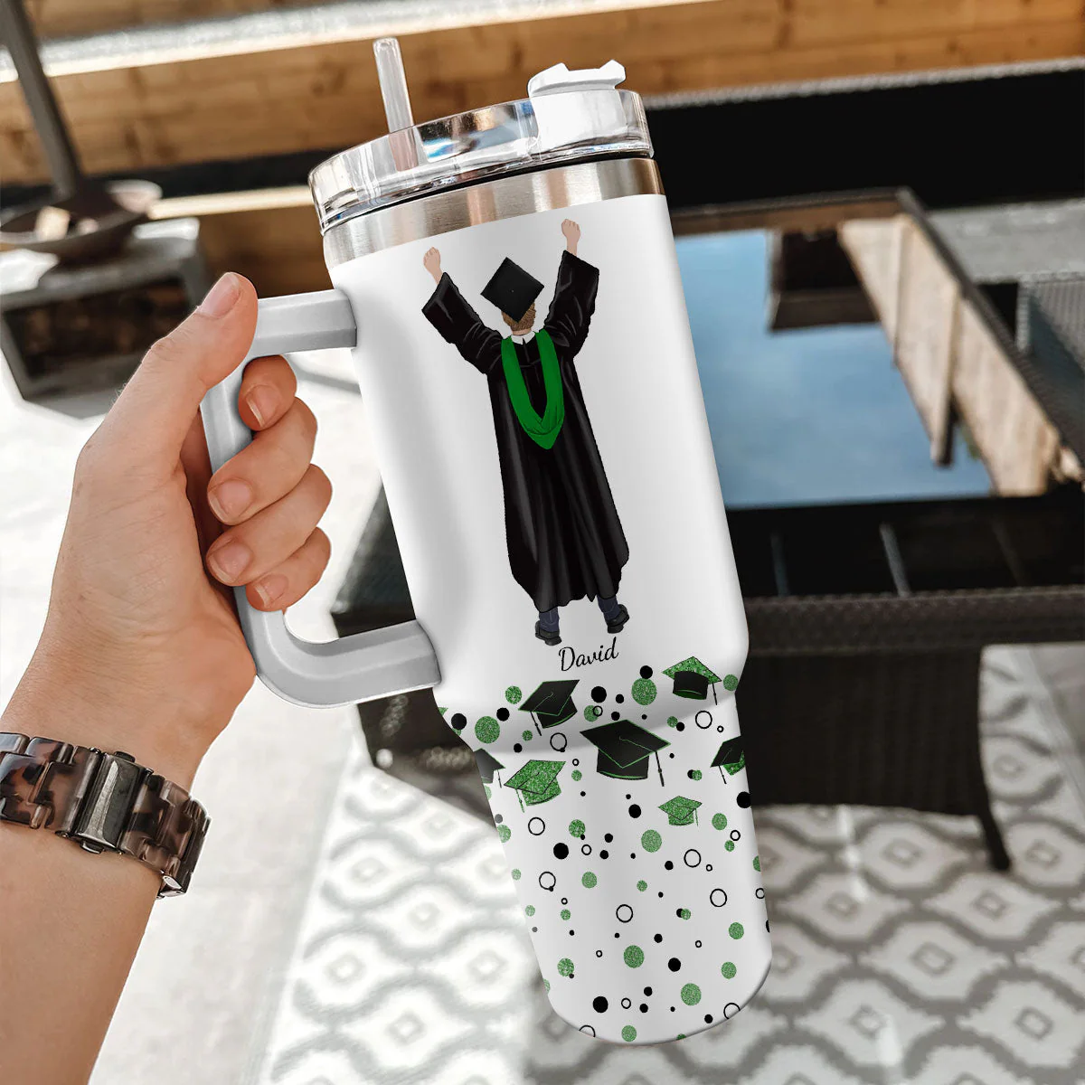 I Wish You The Strength - Personalized Custom 40 Oz Tumbler - Image 5