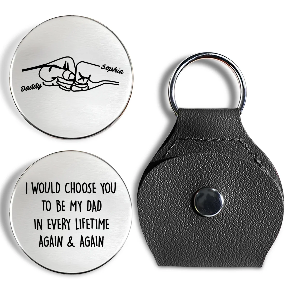 I Would Choose You - Personalized Custom Pocket Hug - Image 8