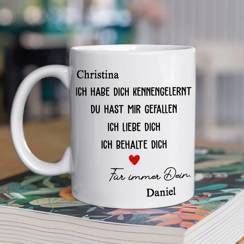 Ich Habe Dich Getroffen, Ich Mochte Dich – Personalisierte Kaffeetasse - Image 3