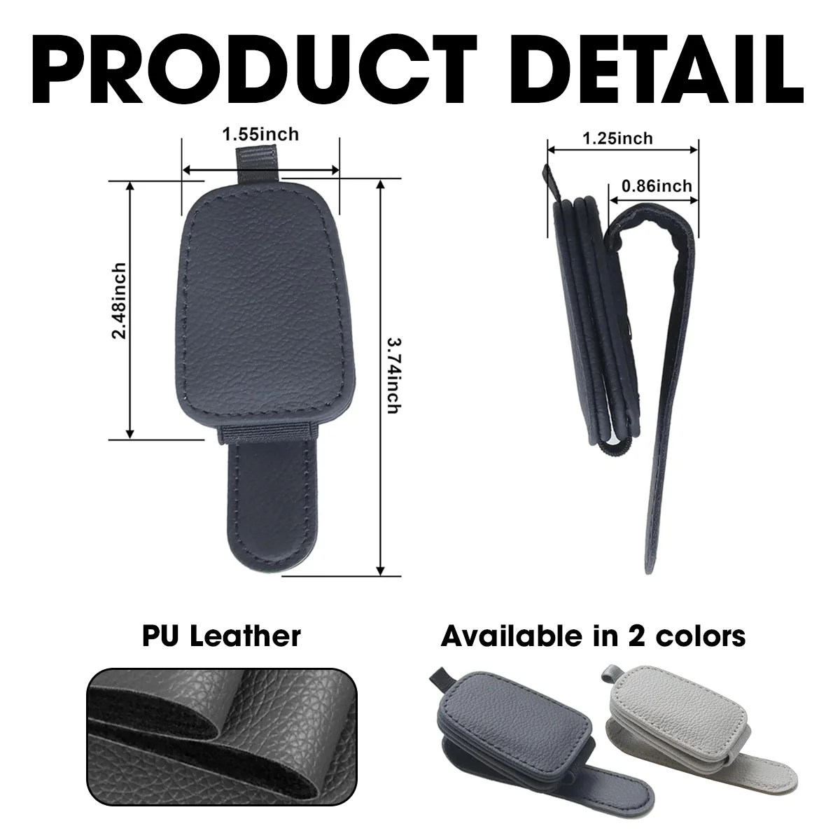 I'd Punch For You - Personalized Custom Sunglasses Holder For Car Visor - Image 5