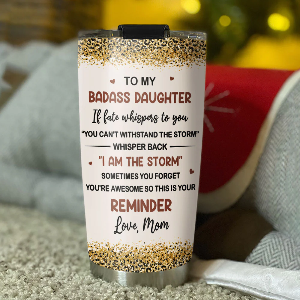 If Fate Whispers To You - Personalized Custom Tumbler - Image 3