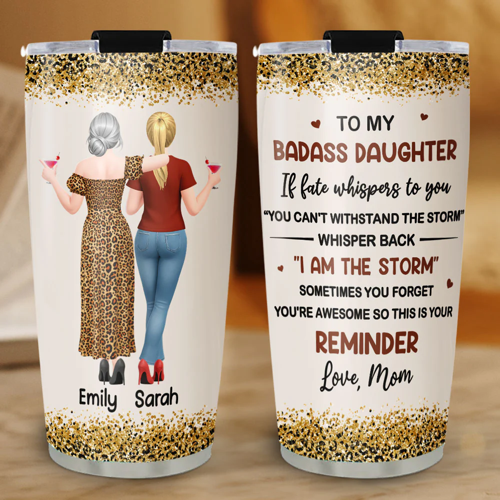 If Fate Whispers To You - Personalized Custom Tumbler - Image 5