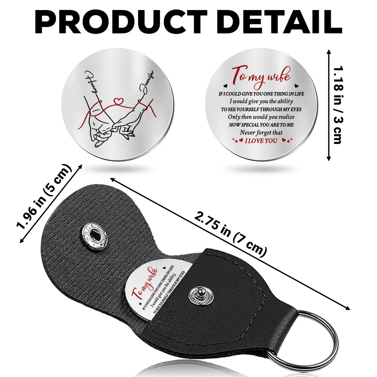 If I Could Give You One Thing - Personalized Custom Pocket Hug - Image 5