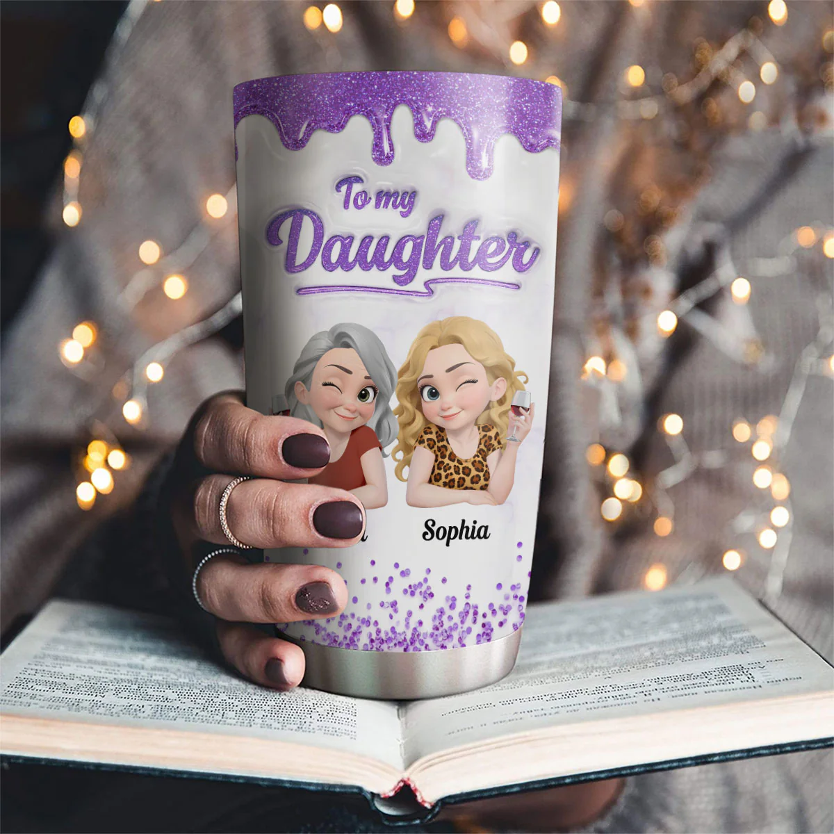 If I Could Give You - Personalized Custom 3D Inflated Effect Tumbler - Image 2