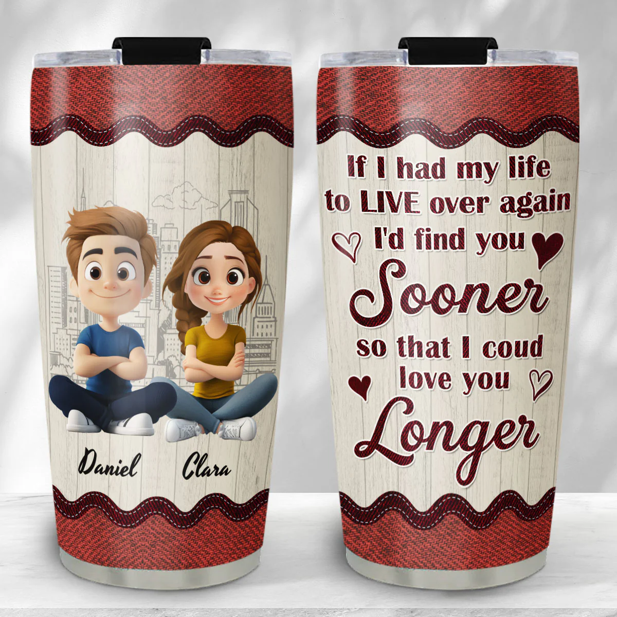 If I Could - Personalized Custom Tumbler - Image 4