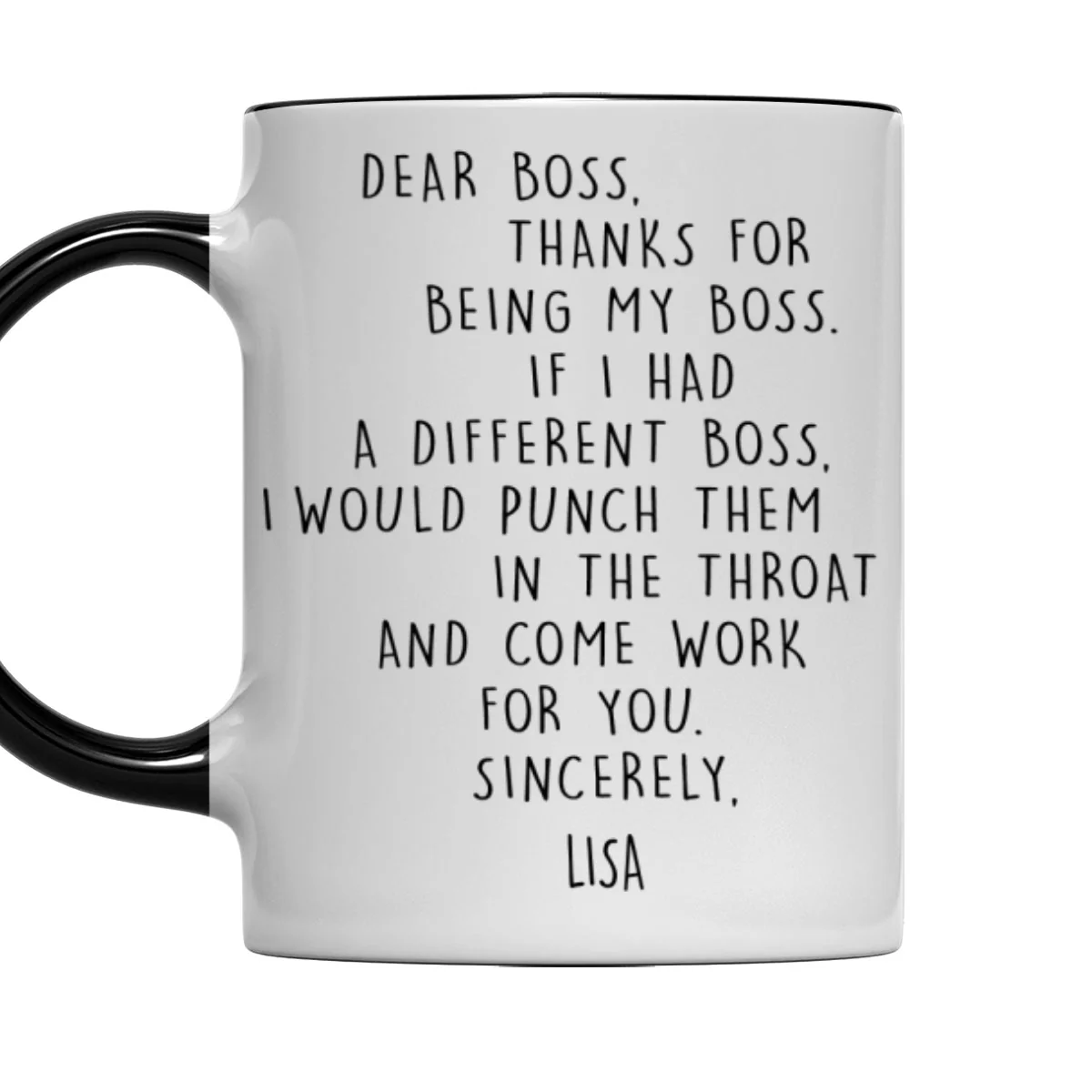 If I Had A Different Boss - Personalized Custom Accent Mug - Image 6