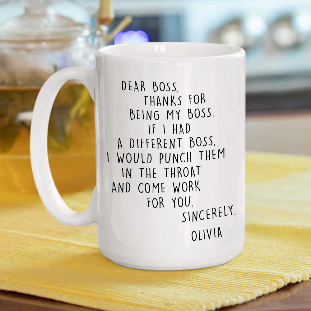 If I Had A Different Boss - Personalized Custom Coffee Mug - Image 5