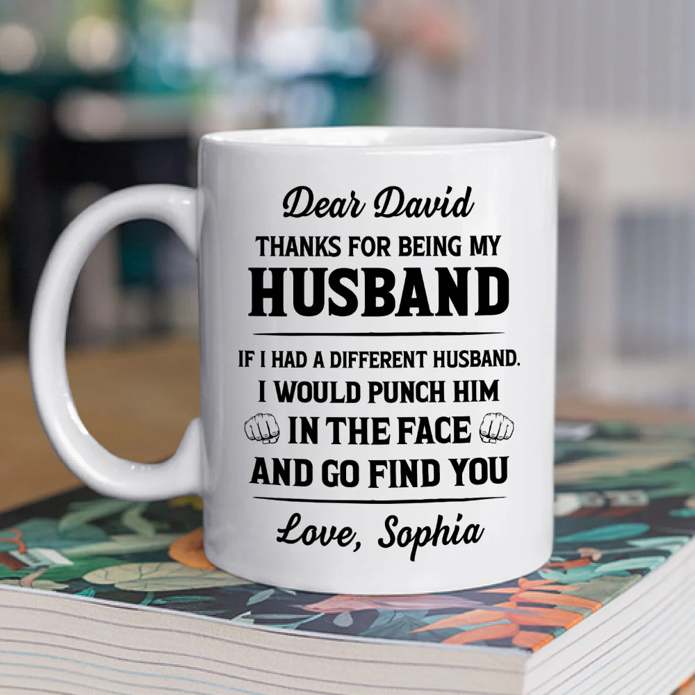 If I Had A Different Husband Version 2 - Personalized Custom Coffee Mug - Image 2
