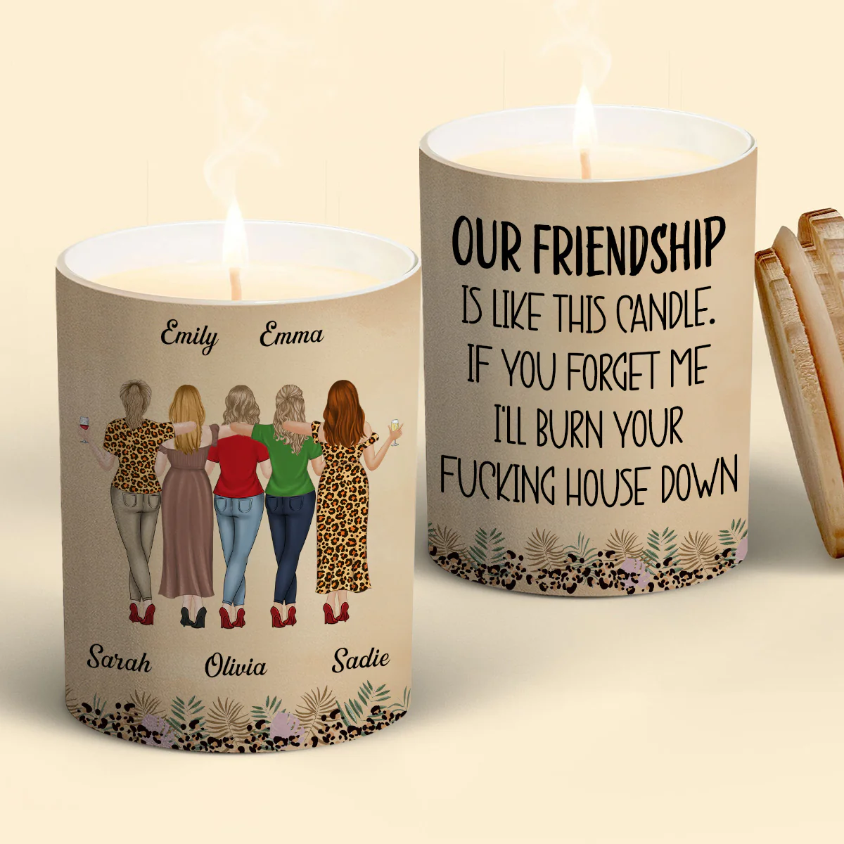 If You Forget Me - Personalized Custom Candle - Image 4