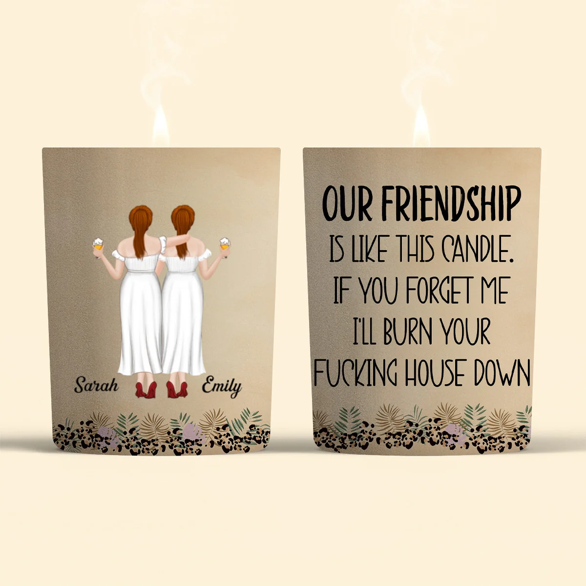 If You Forget Me - Personalized Custom Candle - Image 7