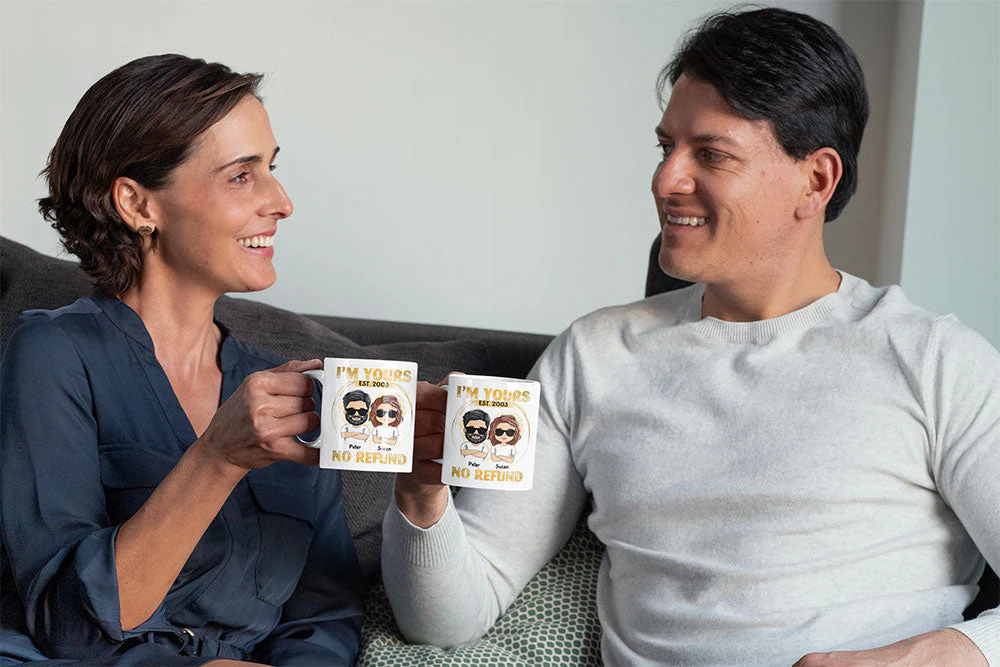 I'm Yours - No Refund - Personalized Custom Coffee Mug - Image 2
