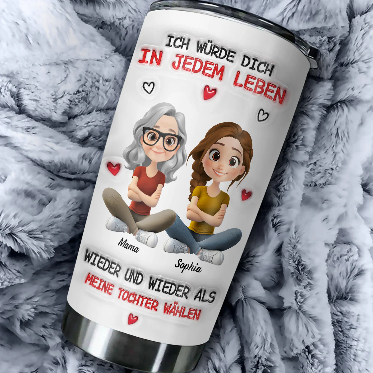 Immer deine Wahl - Personalisierter 3D-Thermobecher mit aufblasbarem Effekt - Image 4