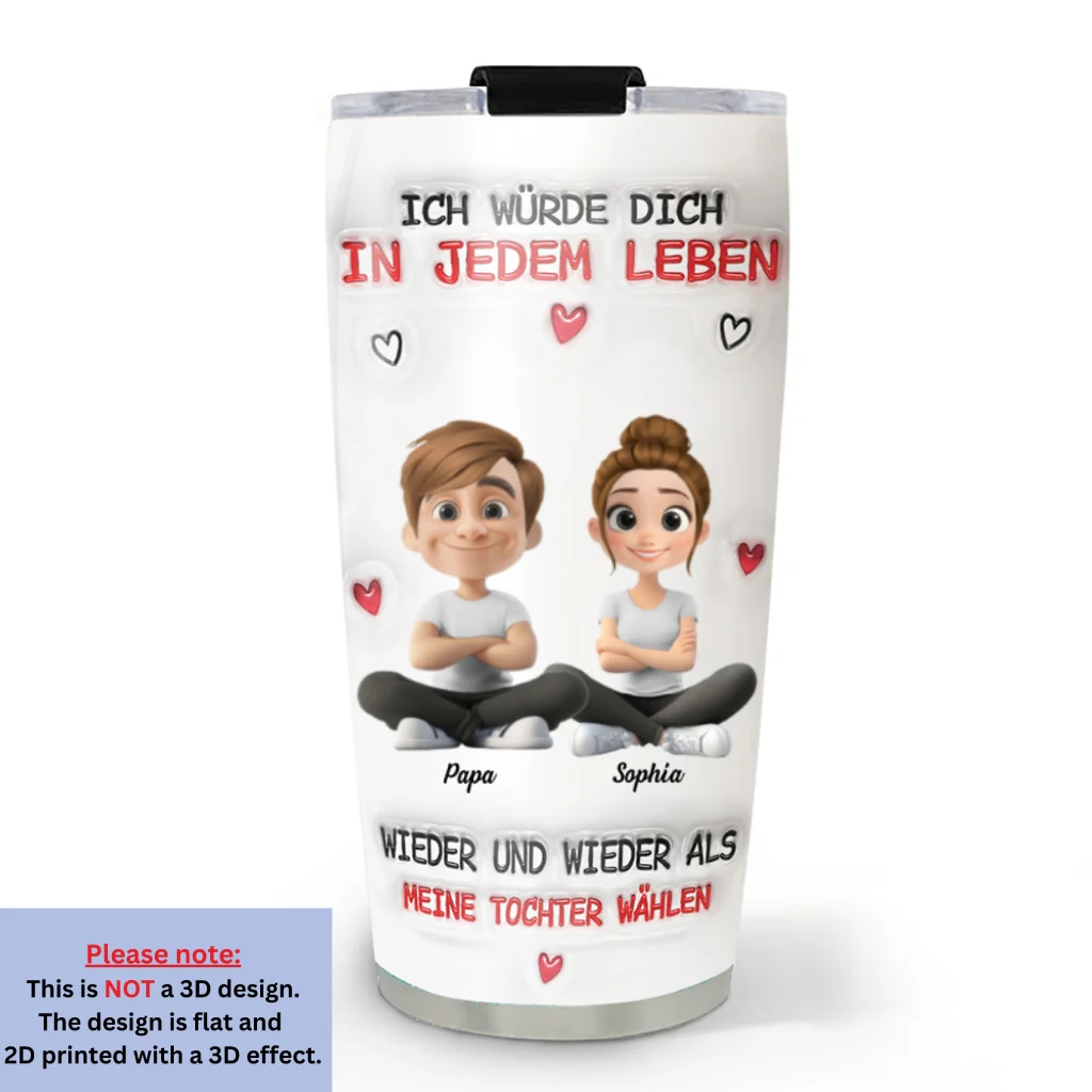 Immer deine Wahl - Personalisierter 3D-Thermobecher mit aufblasbarem Effekt - Image 6