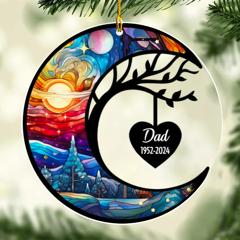 In Heaven - Personalized Custom Acrylic Ornament - Image 4