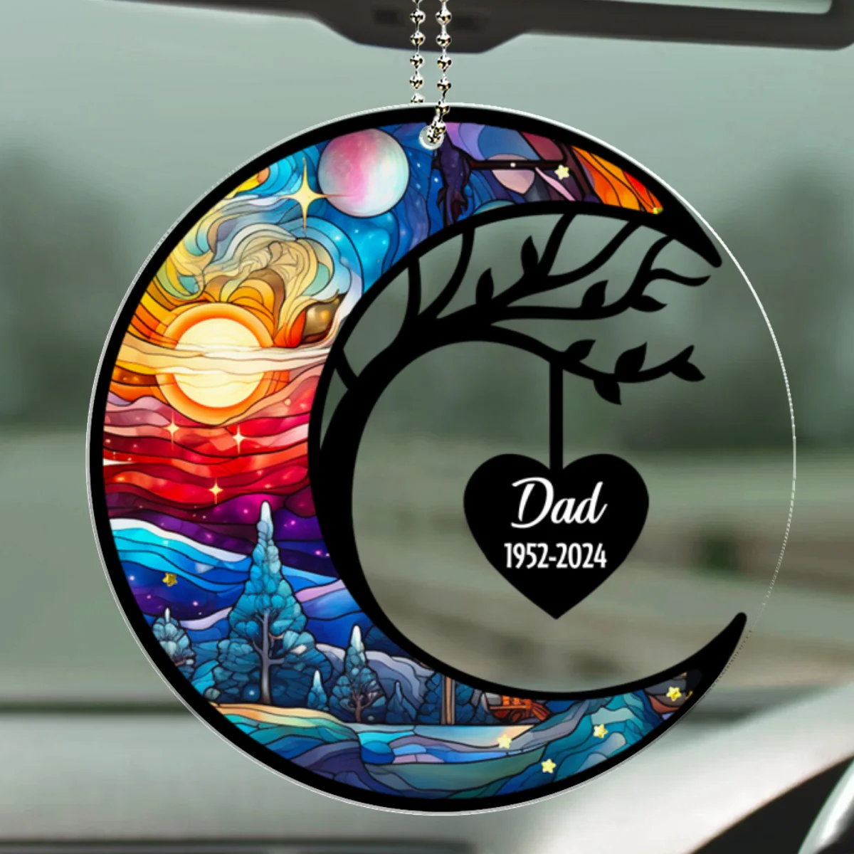 In Heaven - Personalized Custom Car Ornament - Image 4