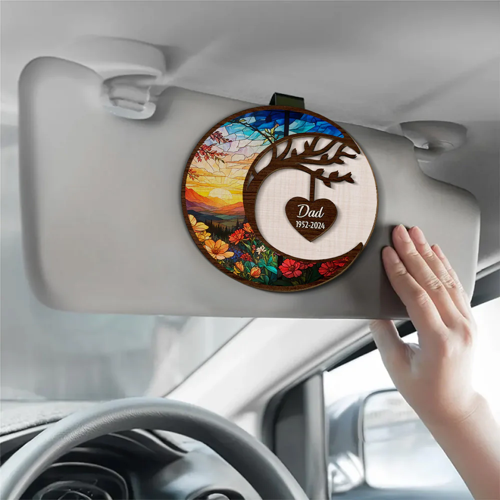 In Heaven - Personalized Custom Car Visor Clip - Image 2