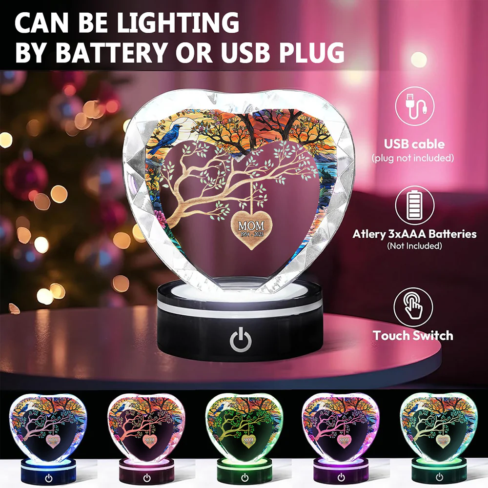 In Heaven - Personalized Custom Crystal Led Light - Image 4