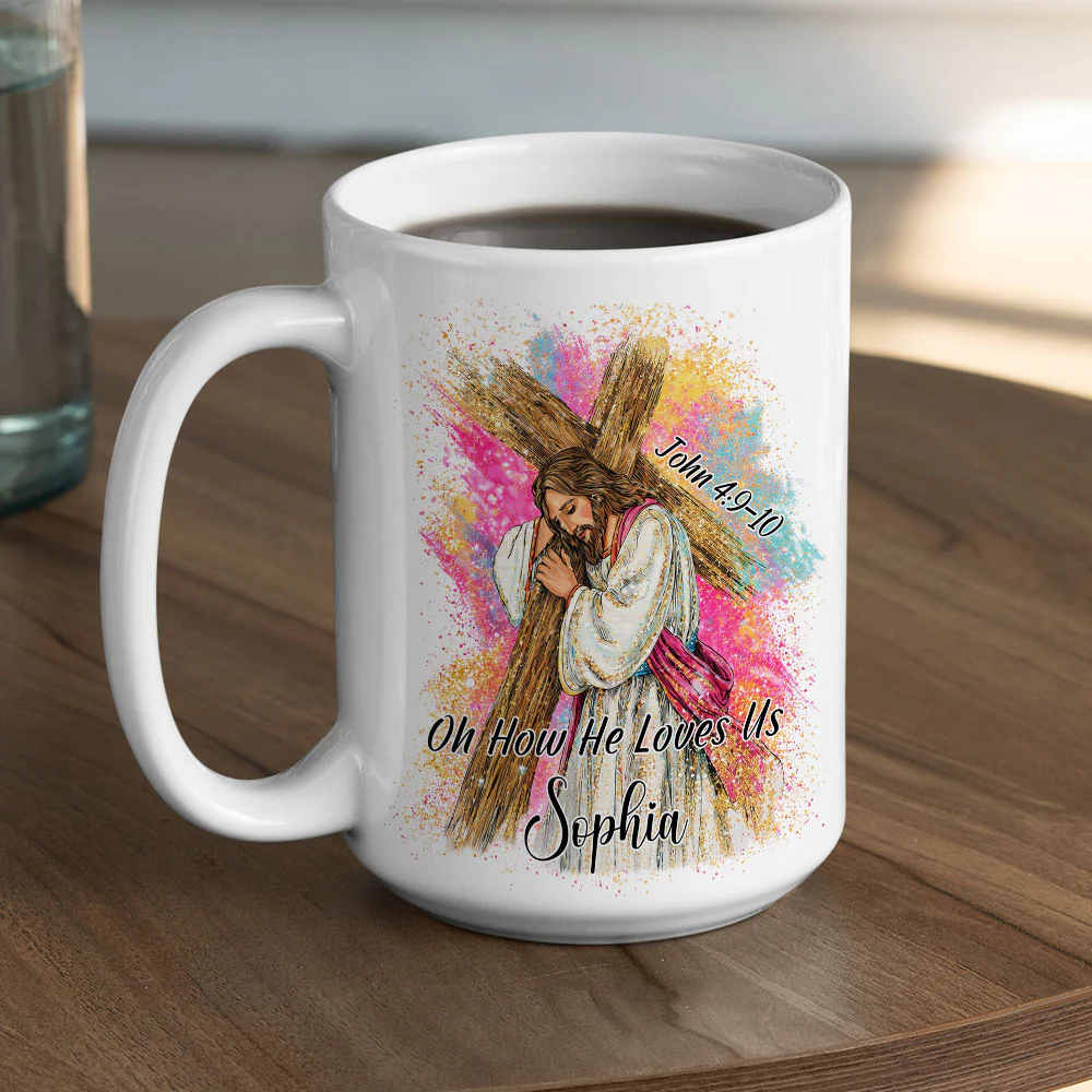 In His Love - Personalized Custom Coffee Mug - Image 5
