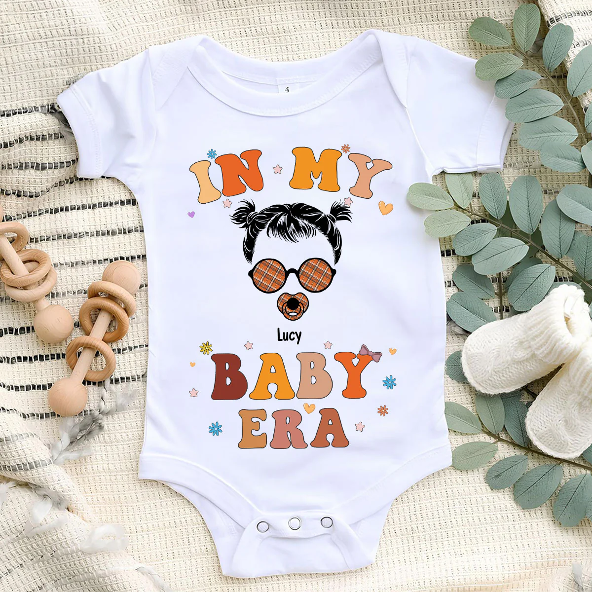 In My Baby Era - Personalized Custom Onesie - Image 4