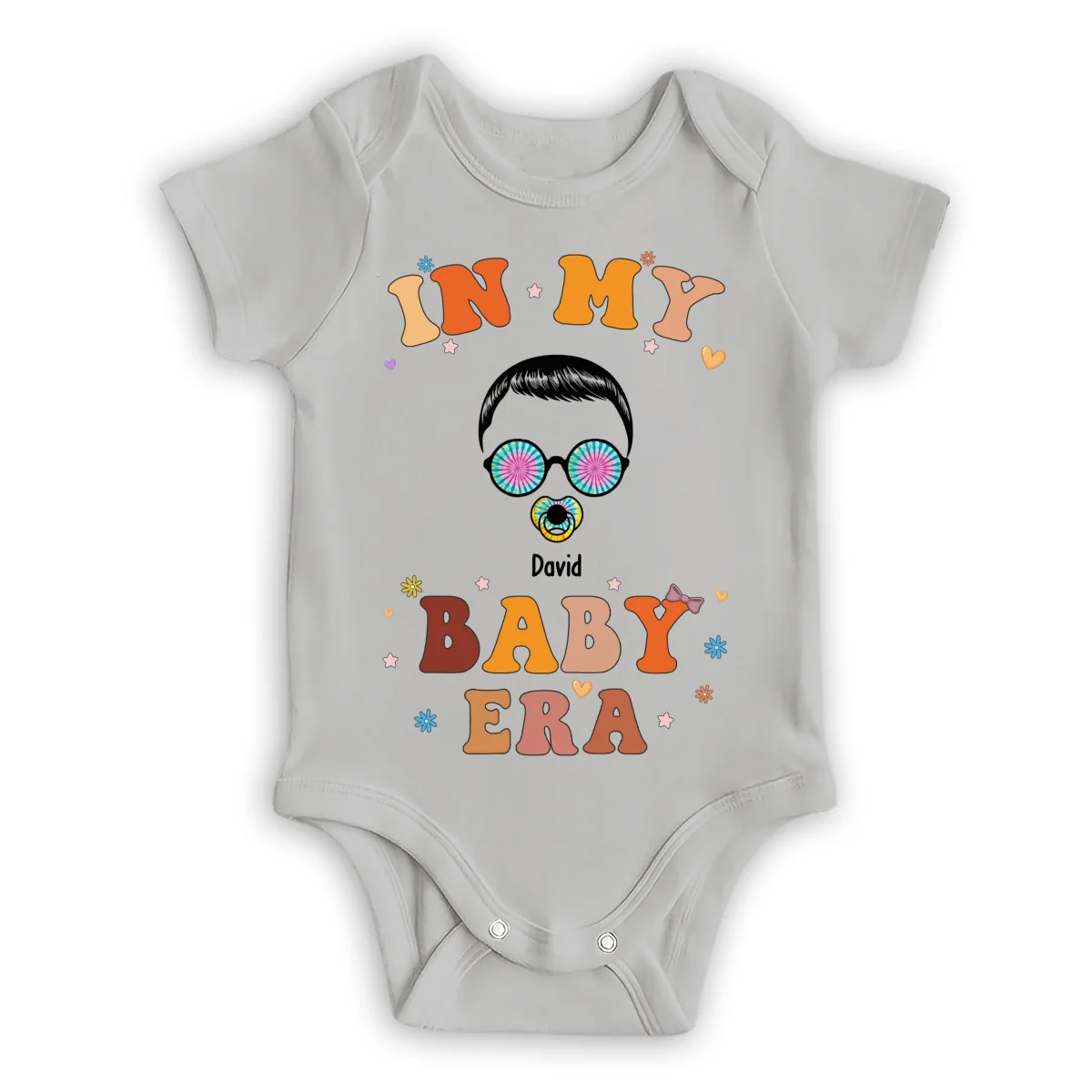 In My Baby Era - Personalized Custom Onesie - Image 7