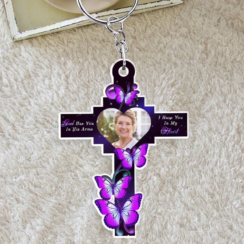 In My Heart - Personalized Custom Acrylic Keychain