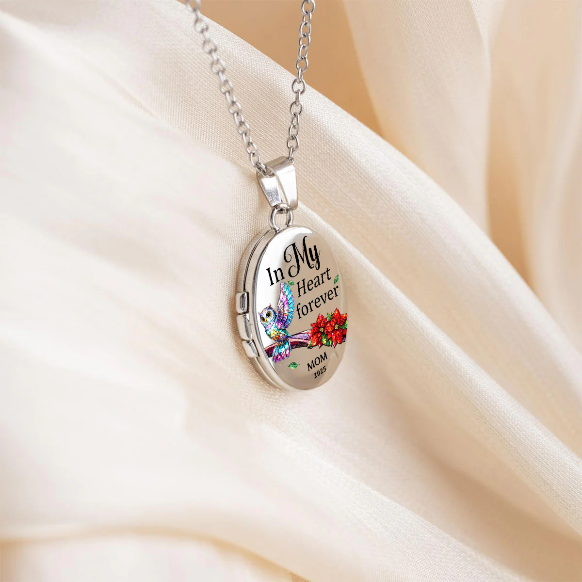 In My Heart - Personalized Custom Locket Necklace - Image 5