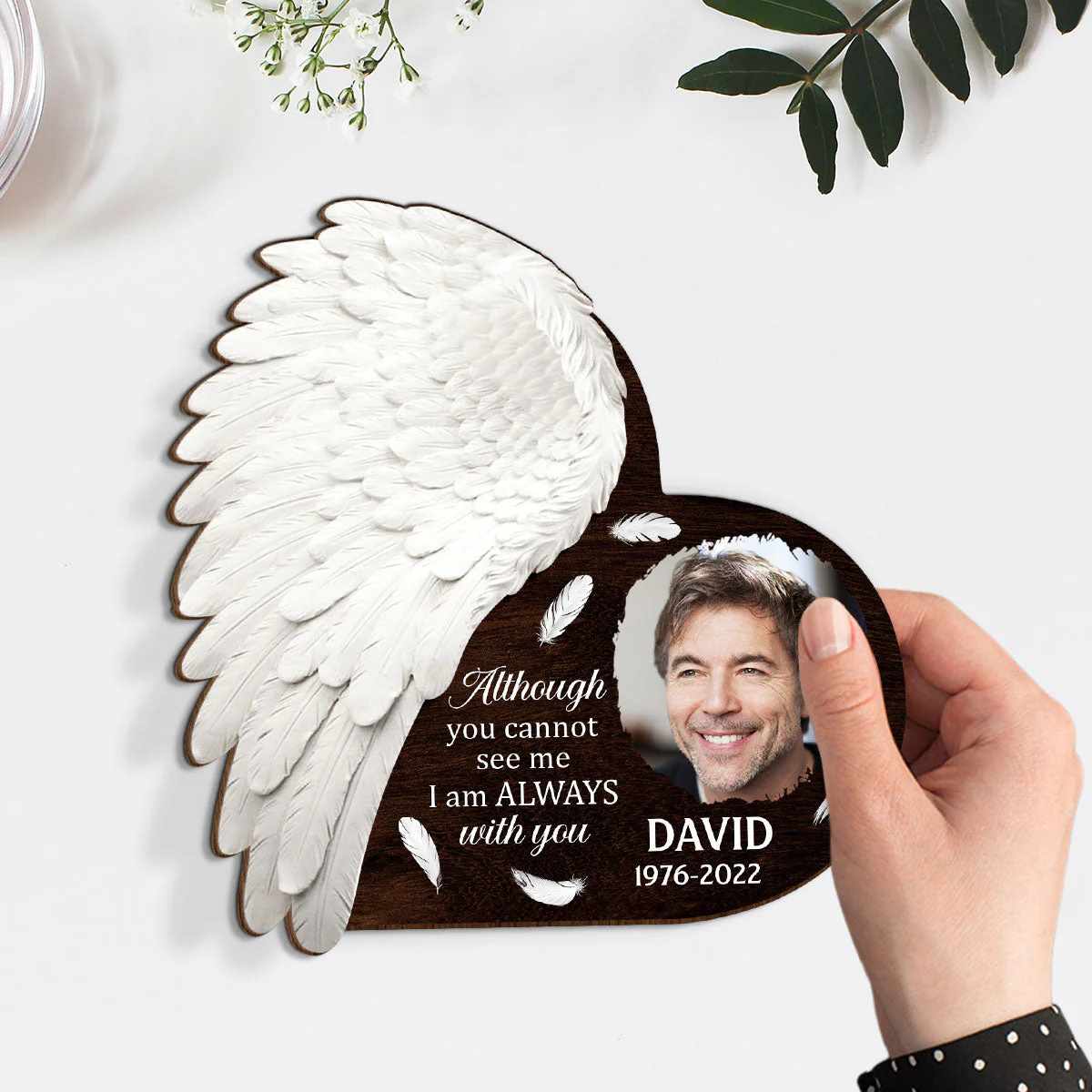 In My Heart - Personalized Wooden Plaque - Image 3