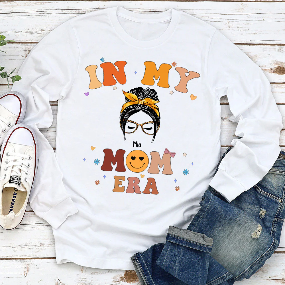 In My Mom Era - Personalized Custom Shirt - Image 3