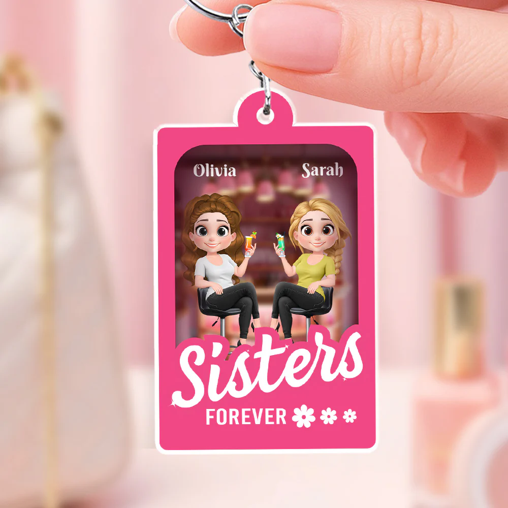 In My World - Personalized Custom Acrylic Keychain - Image 2