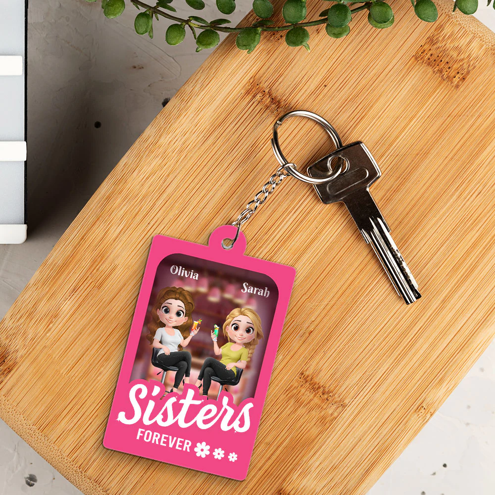 In My World - Personalized Custom Acrylic Keychain - Image 3