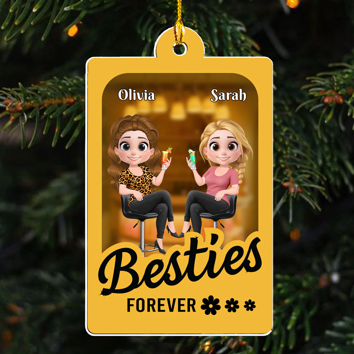 In My World - Personalized Custom Acrylic Ornament - Image 3