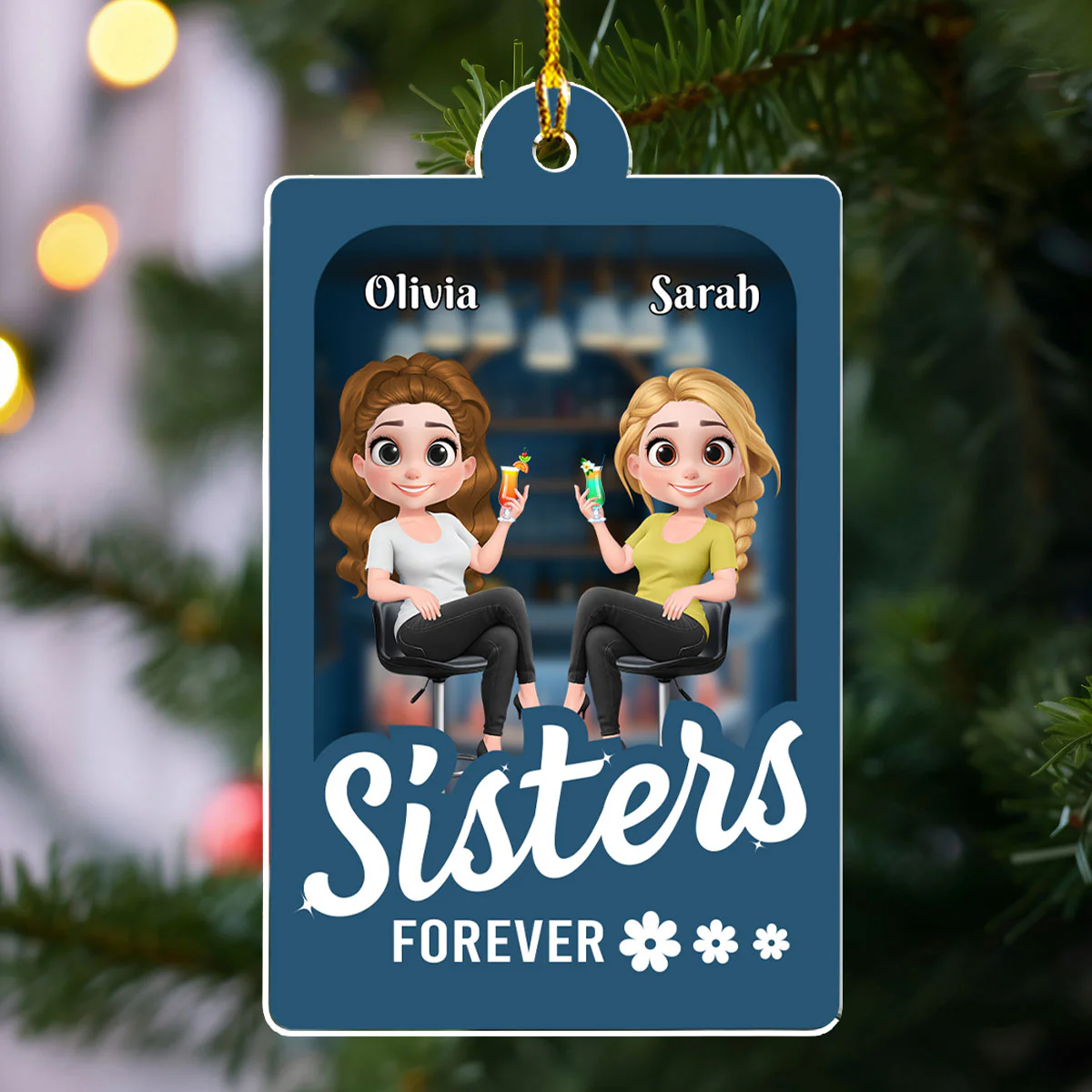 In My World - Personalized Custom Acrylic Ornament - Image 5