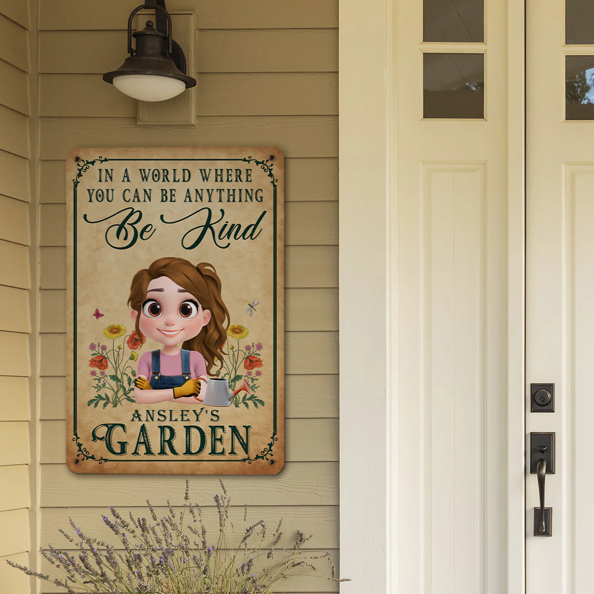 In My World - Personalized Custom Metal Sign - Image 4