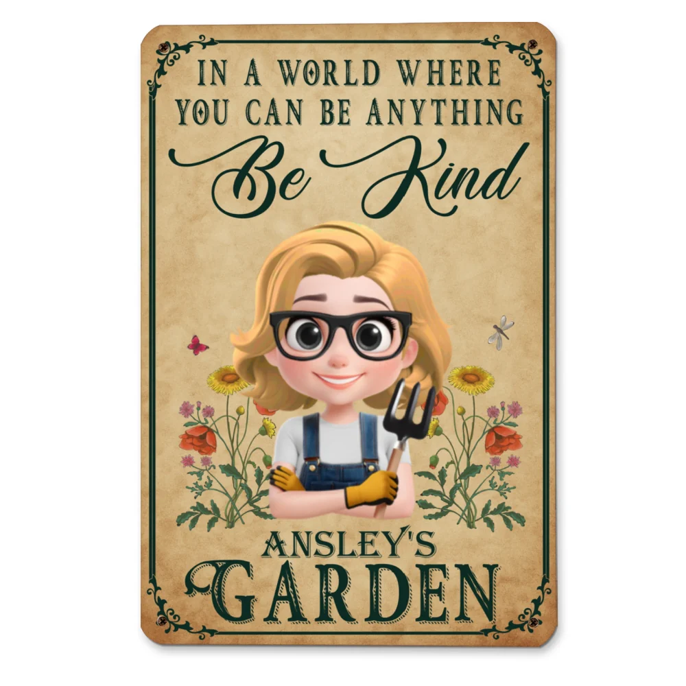 In My World - Personalized Custom Metal Sign - Image 6
