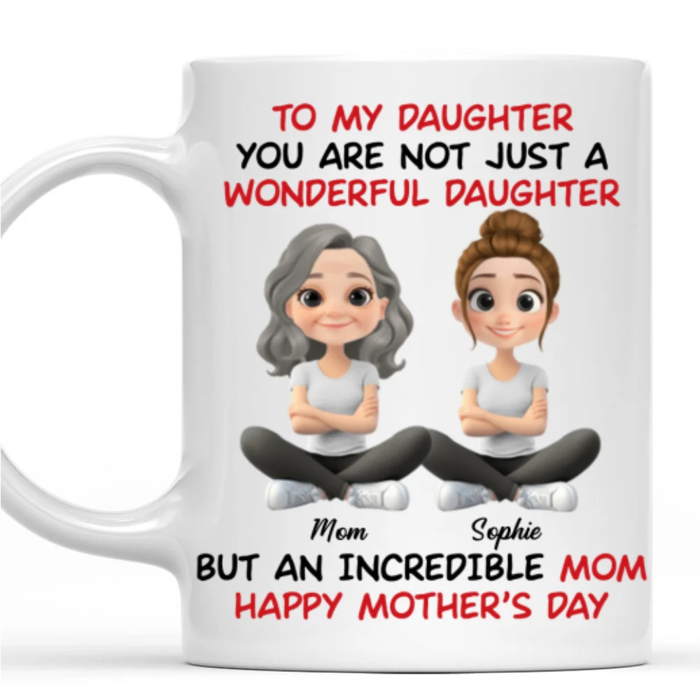 Incredible Mom - Personalized Custom Coffee Mug - Image 7