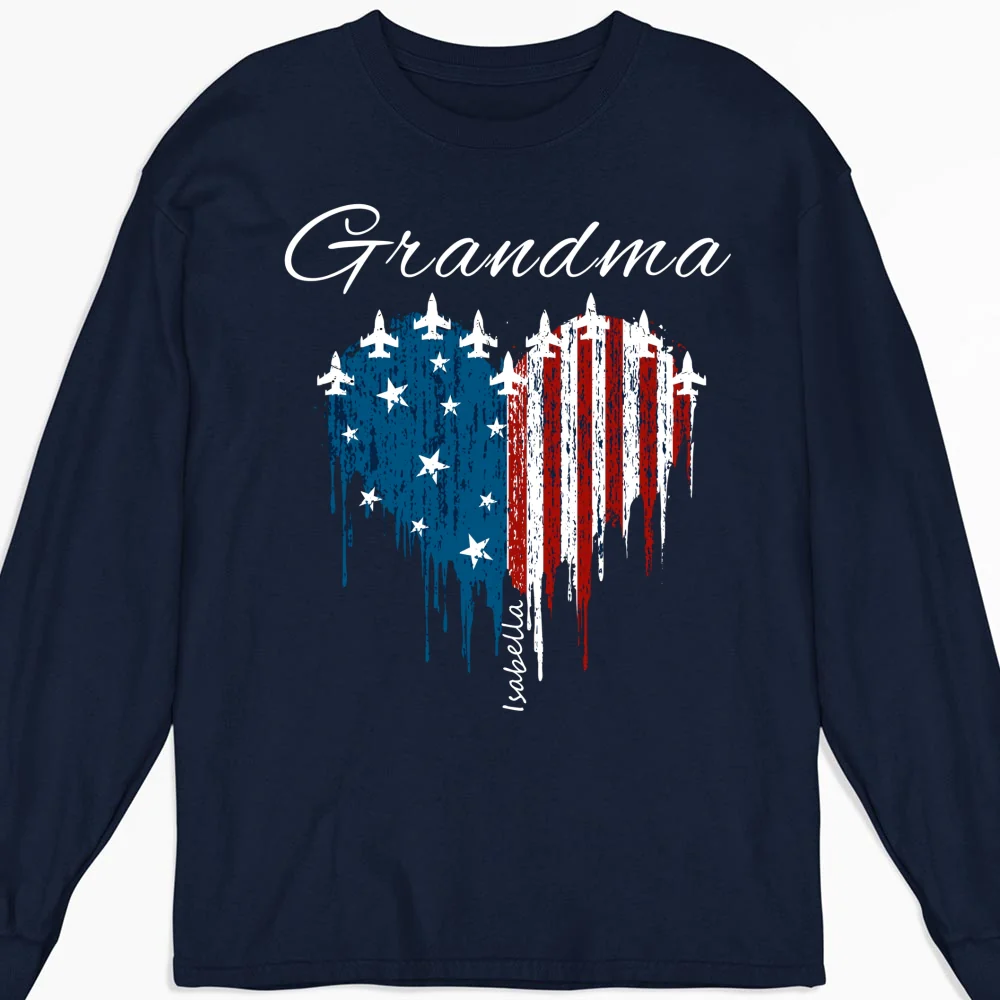 Independence Day Grandma - Personalized Custom Shirt - Image 11
